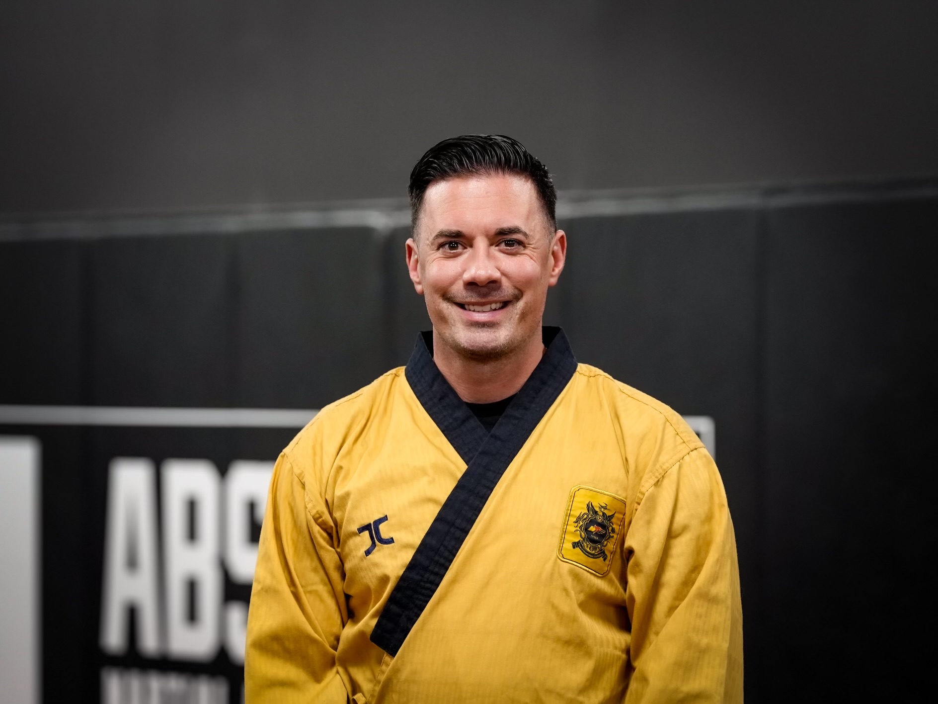 Master Chris demonstrating a self-defense technique