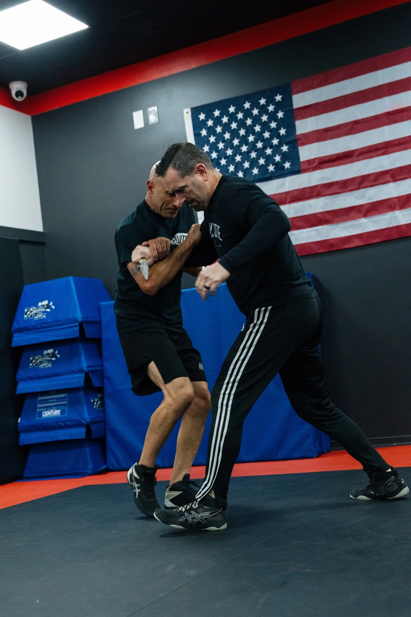 Adult Krav Maga heavy bag training