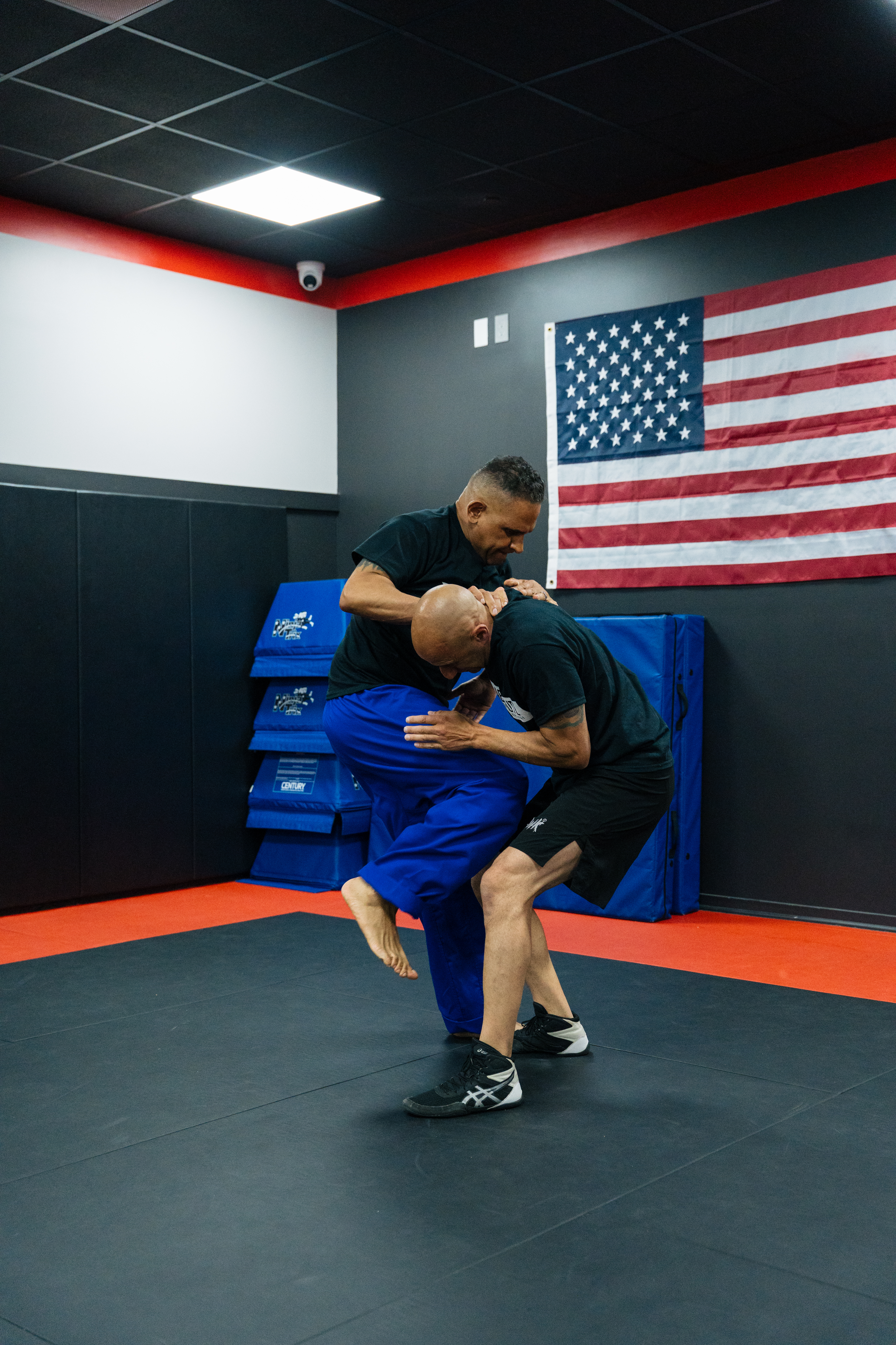 Adult Krav Maga heavy bag training